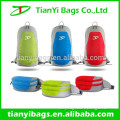 Travelling waterproof nylon foldable backpack